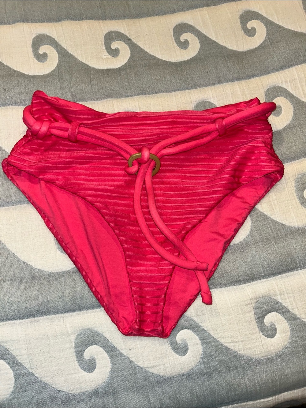 Revel Rey Ribbed V-Neck Bikini Set - Picture 2 of 5